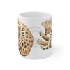 Cute Sleeping Bengal Cat Kitten Watercolor Mug 11Oz
