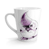 Cute Titmouse Bird Purple Latte Mug 12Oz Mug