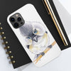 Cute Titmouse Bird Watercolor Art Case Mate Tough Phone Cases