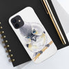 Cute Titmouse Bird Watercolor Art Case Mate Tough Phone Cases