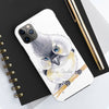 Cute Titmouse Bird Watercolor Art Case Mate Tough Phone Cases