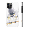 Cute Titmouse Bird Watercolor Art Case Mate Tough Phone Cases Iphone 12 Pro Max
