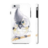 Cute Titmouse Bird Watercolor Art Case Mate Tough Phone Cases Iphone 6/6S Plus