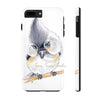 Cute Titmouse Bird Watercolor Art Case Mate Tough Phone Cases Iphone 7 Plus 8