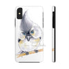 Cute Titmouse Bird Watercolor Art Case Mate Tough Phone Cases Iphone Xs