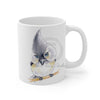 Cute Titmouse Bird Watercolor Art Mug 11Oz