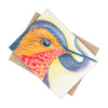 Hummingbird and the Stars Watercolor Art Ceramic Photo Tile