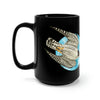 Peregrine Falcon in Flight Art  Black Mug 15oz