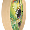 Toucan Bird Jungle Exotic Watercolor Art Wall clock