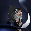 Dancing Octopus Pink On Black Art Mate Tough Phone Cases Case