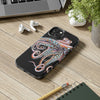 Dancing Octopus Pink On Black Art Mate Tough Phone Cases Case