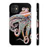 Dancing Octopus Pink On Black Art Mate Tough Phone Cases Iphone 11 Case
