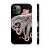 Dancing Octopus Pink On Black Art Mate Tough Phone Cases Iphone 11 Pro Case
