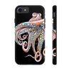 Dancing Octopus Pink On Black Art Mate Tough Phone Cases Iphone 7 8 Se Case