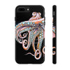 Dancing Octopus Pink On Black Art Mate Tough Phone Cases Iphone 7 Plus 8 Case