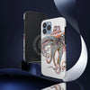 Dancing Octopus Pink On White Art Mate Tough Phone Cases Case