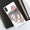Dancing Octopus Pink On White Art Mate Tough Phone Cases Case