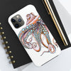 Dancing Octopus Pink On White Art Mate Tough Phone Cases Case