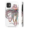Dancing Octopus Pink On White Art Mate Tough Phone Cases Iphone 11 Case