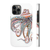 Dancing Octopus Pink On White Art Mate Tough Phone Cases Iphone 12 Pro Max Case