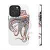 Dancing Octopus Pink On White Art Mate Tough Phone Cases Iphone 14 Pro Max Case