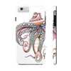 Dancing Octopus Pink On White Art Mate Tough Phone Cases Iphone 6/6S Plus Case