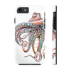 Dancing Octopus Pink On White Art Mate Tough Phone Cases Iphone 7 8 Se Case