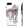 Dancing Octopus Pink On White Art Mate Tough Phone Cases Iphone 7 Plus 8 Case