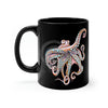 Dancing Octopus Pink Teal Art Mug 11Oz Mug