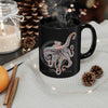Dancing Octopus Pink Teal Art Mug 11Oz Mug