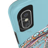Dancing Octopus Teal Blue Art Mate Tough Phone Cases Case
