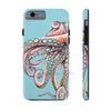 Dancing Octopus Teal Blue Art Mate Tough Phone Cases Iphone 6/6S Case