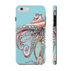 Dancing Octopus Teal Blue Art Mate Tough Phone Cases Iphone 6/6S Plus Case