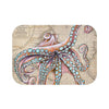 Dancing Octopus Vintage Map Art Bath Mat 24 × 17 Home Decor