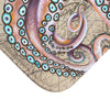 Dancing Octopus Vintage Map Art Bath Mat Home Decor