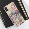 Dancing Octopus Vintage Map Nautical Mate Tough Phone Cases Case
