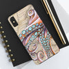 Dancing Octopus Vintage Map Nautical Mate Tough Phone Cases Case