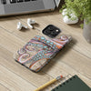 Dancing Octopus Vintage Map Nautical Mate Tough Phone Cases Case