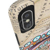 Dancing Octopus Vintage Map Nautical Mate Tough Phone Cases Case