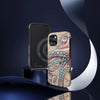 Dancing Octopus Vintage Map Nautical Mate Tough Phone Cases Case