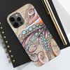 Dancing Octopus Vintage Map Nautical Mate Tough Phone Cases Case