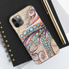 Dancing Octopus Vintage Map Nautical Mate Tough Phone Cases Case