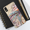 Dancing Octopus Vintage Map Nautical Mate Tough Phone Cases Case