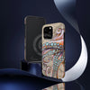 Dancing Octopus Vintage Map Nautical Mate Tough Phone Cases Case