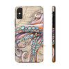 Dancing Octopus Vintage Map Nautical Mate Tough Phone Cases Iphone X Case