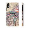 Dancing Octopus Vintage Map Nautical Mate Tough Phone Cases Iphone Xr Case