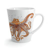 Dancing Octopus With Bubbles Art Latte Mug 12Oz Mug
