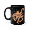 Dancing Octopus With Bubbles Art Mug 11Oz Mug