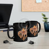 Dancing Octopus With Bubbles Art Mug 11Oz Mug