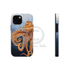 Dancing Octopus With Bubbles Blue Art Mate Tough Phone Cases Iphone 13 Mini Case